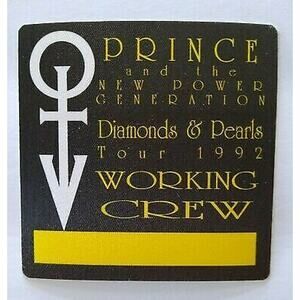 Prince And The New Power Generation Backstage Pass NOS 1992 Diamonds & Pearls